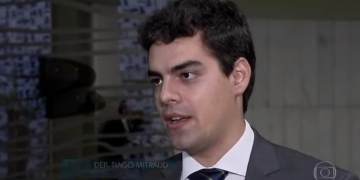 Tiago Mitraud cobra serenidade e diálogo (Jornal Nacional, 15/05)