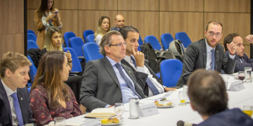 Bancada do NOVO reúne-se com o ministro da Controladoria Geral da União e sua equipe