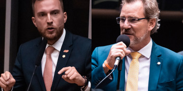 Vinicius Poit (NOVO-SP) e Alexis Fonteyne (NOVO-SP) defenderam a pauta no Plenário