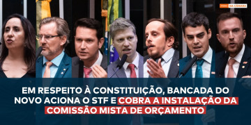 Bancada do NOVO vai ao STF cobrar a instalação da Comissão Mista de Orçamento