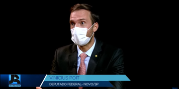 JR Entrevista: deputado Vinicius Poit fala sobre decisão do Novo de virar oposição a Bolsonaro