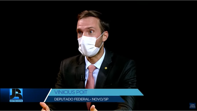 JR Entrevista: deputado Vinicius Poit fala sobre decisão do Novo de virar oposição a Bolsonaro JR Entrevista: deputado Vinicius Poit fala sobre decisão do Novo de virar oposição a Bolsonaro
