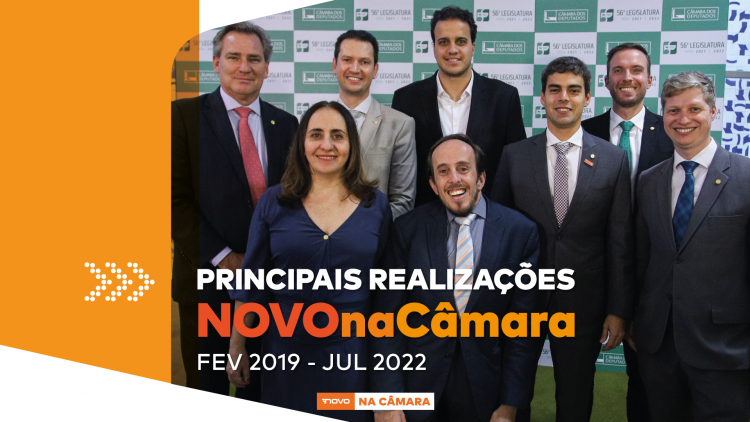 Principais realizações NOVO na Câmara (Fev/19 – Jul/22)